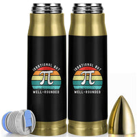 Funny Number Pi Bullet Tumbler Retro Irrational But Well Rounded Pi Day Celebration Math - Wonder Print Shop