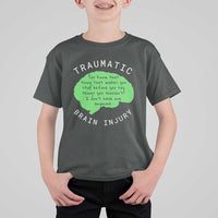 Traumatic Brain Injury Awareness T Shirt For Kid TBI Support
