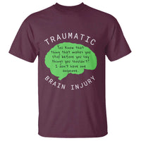 Traumatic Brain Injury Awareness T Shirt TBI Support