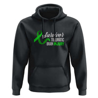 Traumatic Brain Injury Awareness Hoodie TBI Survivor