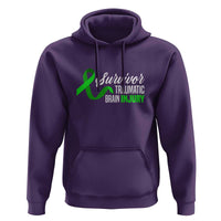Traumatic Brain Injury Awareness Hoodie TBI Survivor