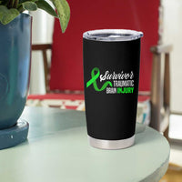 Traumatic Brain Injury Awareness Tumbler Cup TBI Survivor