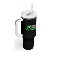 Traumatic Brain Injury Awareness Tumbler With Handle TBI Survivor