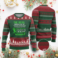 Traumatic Brain Injury Awareness Ugly Christmas Sweater I Am The Storm TBI Warrior - Wonder Print Shop