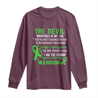Traumatic Brain Injury Awareness Long Sleeve Shirt I Am The Storm TBI Warrior