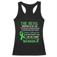 Traumatic Brain Injury Awareness Racerback Tank Top I Am The Storm TBI Warrior