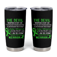 Traumatic Brain Injury Awareness Tumbler Cup I Am The Storm TBI Warrior