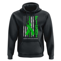 Traumatic Brain Injury Awareness Hoodie Fight TBI American US Flag
