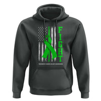 Traumatic Brain Injury Awareness Hoodie Fight TBI American US Flag