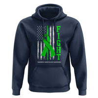Traumatic Brain Injury Awareness Hoodie Fight TBI American US Flag