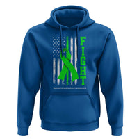 Traumatic Brain Injury Awareness Hoodie Fight TBI American US Flag