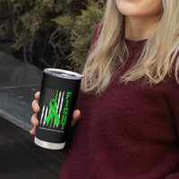 Traumatic Brain Injury Awareness Tumbler Cup Fight TBI American US Flag