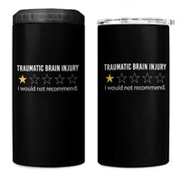 Traumatic Brain Injury Awareness 4 in 1 Can Cooler Tumbler I Would Not Recommend TBI Warrior