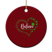 Traumatic Brain Injury Awareness Ceramic Ornament TBI Believe Butterflies - Wonder Print Shop