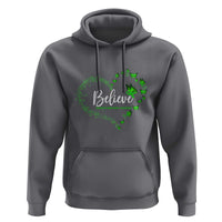 Traumatic Brain Injury Awareness Hoodie TBI Believe Butterflies