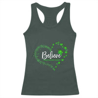 Traumatic Brain Injury Awareness Racerback Tank Top TBI Believe Butterflies