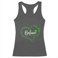 Traumatic Brain Injury Awareness Racerback Tank Top TBI Believe Butterflies