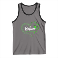 Traumatic Brain Injury Awareness Tank Top TBI Believe Butterflies