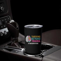 Traumatic Brain Injury Awareness Tumbler Cup Thriving Beyond Trauma TBI Survivor