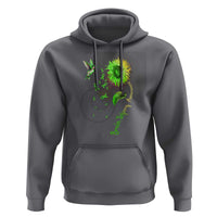 Traumatic Brain Injury Awareness Hoodie Sunflower Hummingbird