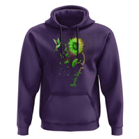 Traumatic Brain Injury Awareness Hoodie Sunflower Hummingbird