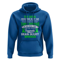 Traumatic Brain Injury Awareness Hoodie TBI Warrior I Am The Storm