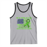 Traumatic Brain Injury Awareness Tank Top Not All Wounds Are Visible TBI Warrior American Flag