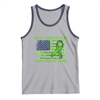 Traumatic Brain Injury Awareness Tank Top Not All Wounds Are Visible TBI Warrior American Flag
