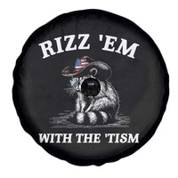 Autism Racoon Cowboy Spare Tire Cover Rizz Em With The Tism