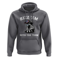 Autism Racoon Cowboy Hoodie Rizz Em With The Tism