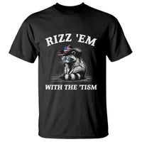 Autism Racoon Cowboy T Shirt Rizz Em With The Tism