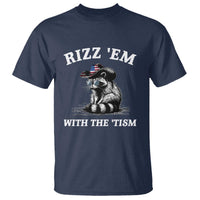 Autism Racoon Cowboy T Shirt Rizz Em With The Tism