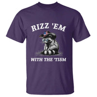 Autism Racoon Cowboy T Shirt Rizz Em With The Tism
