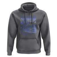 Retro Gulf Of USA Hoodie America Est 2025 American Flag
