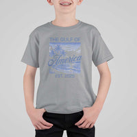 Retro Gulf Of USA T Shirt For Kid America Est 2025 American Flag