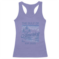 Retro Gulf Of USA Racerback Tank Top America Est 2025 American Flag