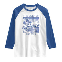 Retro Gulf Of USA Raglan Shirt America Est 2025 American Flag
