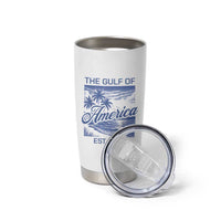 Retro Gulf Of USA Tumbler Cup America Est 2025 American Flag
