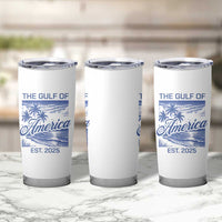 Retro Gulf Of USA Tumbler Cup America Est 2025 American Flag