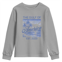 Retro Gulf Of USA Youth Sweatshirt America Est 2025 American Flag