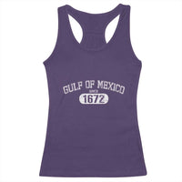 Gulf of Mexico Since 1672 Racerback Tank Top Golfo de Mexico Classic