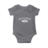 Retro Gulf of Mexico Baby Onesie Est 1550 Mexican Flag