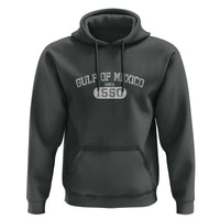 Retro Gulf of Mexico Hoodie Est 1550 Mexican Flag