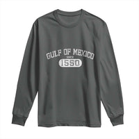 Retro Gulf of Mexico Long Sleeve Shirt Est 1550 Mexican Flag