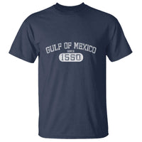 Retro Gulf of Mexico T Shirt Est 1550 Mexican Flag
