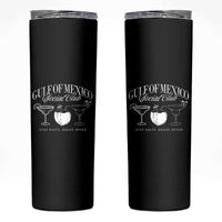 Retro Gulf of Mexico Social Club Skinny Tumbler Progressive Liberal