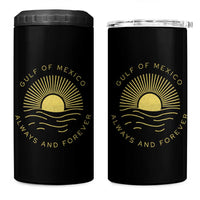 Gulf of Mexico 4 in 1 Can Cooler Tumbler Always & Forever Vintage Sunset Political