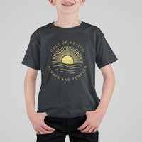 Gulf of Mexico T Shirt For Kid Always & Forever Vintage Sunset Political