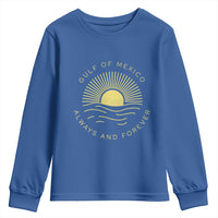 Gulf of Mexico Youth Sweatshirt Always & Forever Vintage Sunset Political