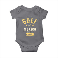 Gulf of Mexico Since 1672 Baby Onesie Golfo de Mexico Classic Vintage